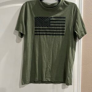 Green US Army short sleeve shirt